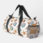 Coastal Seashell Monogram Gym & Travel Bag Plunjezak (Rechterhoek)