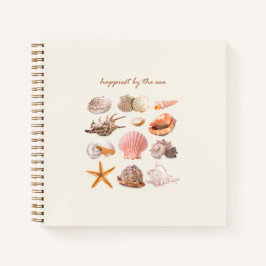 Coastal Seashells Aesthetic Notitieboek