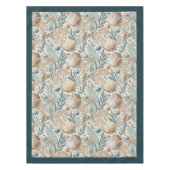 Coastal Seashells Zee sterren pastel groen ivoor Tafelkleed (Voorkant)