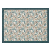 Coastal Seashells Zee sterren pastel groen ivoor Tafelkleed (Voorkant (Horizontaal))
