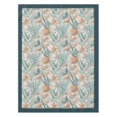 Coastal Seashells Zee sterren pastel groen ivoor Tafelkleed (Voorkant)