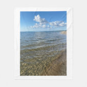 Coastal Serenity Blanket - Strand afbeelding deken (Voorkant)