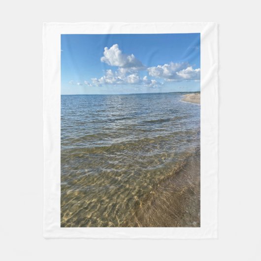 Coastal Serenity Blanket - Strand afbeelding deken (Voorkant)