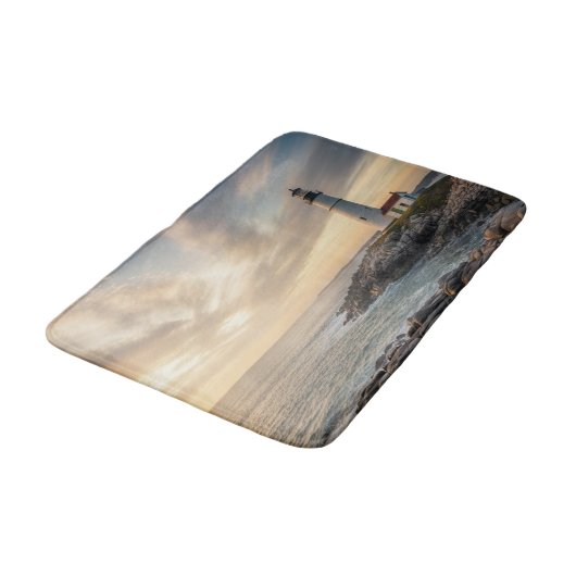 Coastal Serenity Lighthouse Bath Mat (Gekanteld)