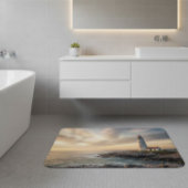 Coastal Serenity Lighthouse Bath Mat