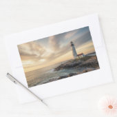 Coastal Serenity Lighthouse Stickers (4-Pack) (Envelop)