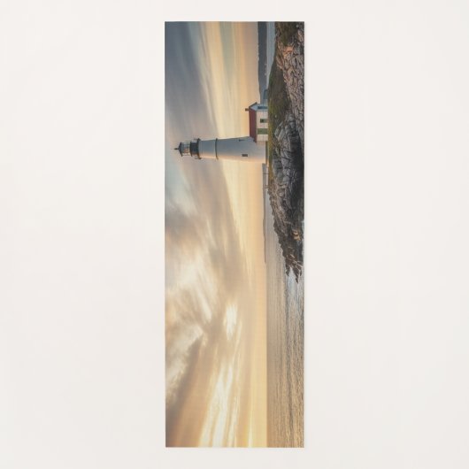 Coastal Serenity Lighthouse Yoga Mat (Voorkant)