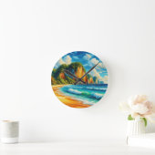 Coastal Serenity: majestueuze kliffen en rustige k Ronde Klok (Huis)