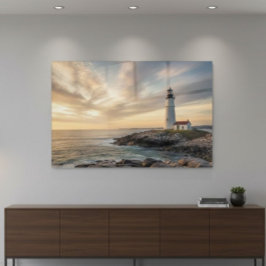 Coastal Serenity – Premium Acrylic Wall Art Acryl Muurkunst