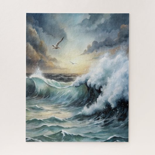 Coastal Serenity Puzzle Legpuzzel (Verticaal)