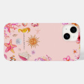 Coastal Serenity Summer Collage Case-Mate iPhone Case (Achterkant (horizontaal))