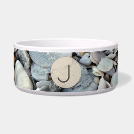 Coastal Shells Initial Pet Style Voerbakje