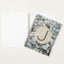 Coastal Shells Initial Planner Style