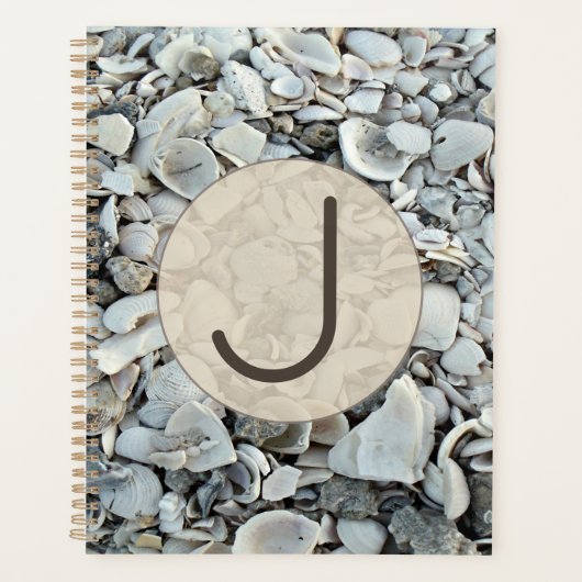 Coastal Shells Initial Planner Style (Voorkant)