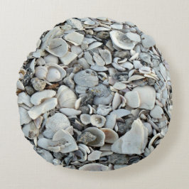 Coastal Shells Round Accent Rond Kussen