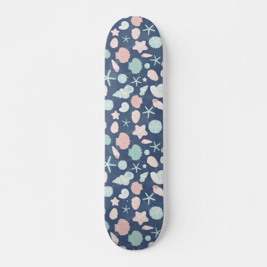 Coastal Shells Strand & Oceaan Design Persoonlijk Skateboard (Voorkant)