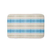 Coastal Shoreline Salty Wavy Repeteren Patroon Badmat (Voorkant)