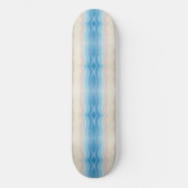 Coastal Shoreline Salty Wavy Repeteren Patroon Persoonlijk Skateboard (Voorkant)