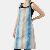 Coastal Shoreline Salty Wavy Repeteren Patroon Schort (Insitu)