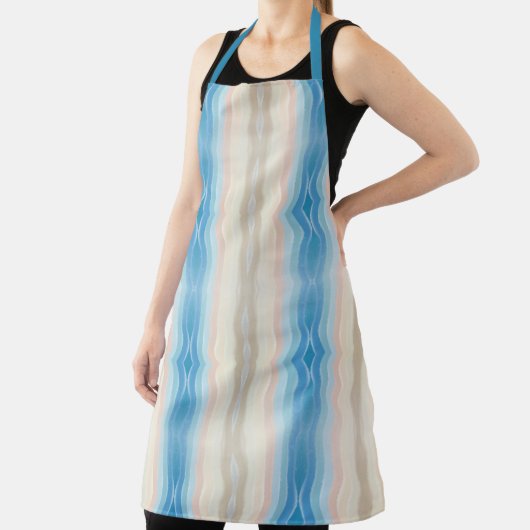 Coastal Shoreline Salty Wavy Repeteren Patroon Schort (Insitu)