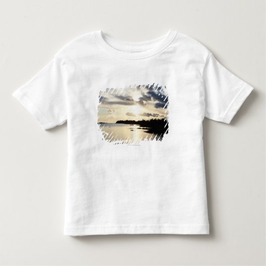 Coastal Silhouette in County Kerry, Ierland Kinder Shirts (Voorkant)