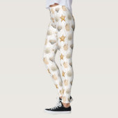 Coastal Starfish and Seashells Leggings (Links)