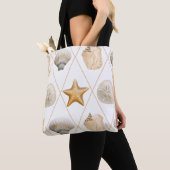 Coastal Starfish and Seashells Tote Bag (Dichtbij)