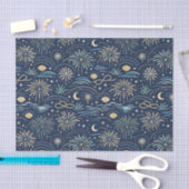 Coastal Starlight Fireworks Pattern Tissuepapier (Craft)