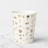 Coastal Summer Bachelorette Party Papieren Bekers (Rechts)