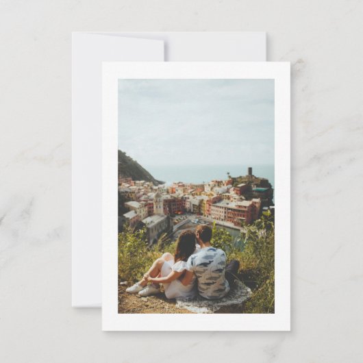 Coastal Summer Beach | Photo Save The Date (Achterkant)