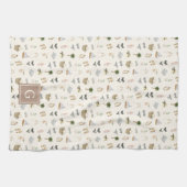 Coastal Summer Getaway Monogram Theedoek (Horizontaal)