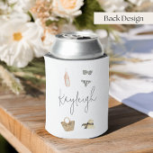 Coastal Summer Personalized Bachelorette Party Blikjeskoeler