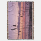 Coastal Sunset with Sea Oats Deken (Voorkant Verticaal)