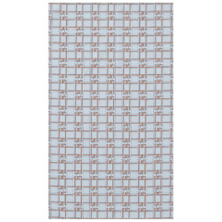 Coastal Terracotta Sky Blue Pattern Tafelkleed