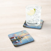 Coastal Themed | Beach Homes on the Bay   Bier Onderzetter (Rechterzijde)