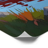 Coastal Themed | Beach Homes on the Bay Poster (Hoek)