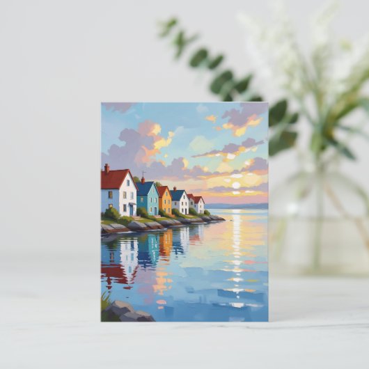 Coastal Themed | Keeping in Touch Briefkaart (Staand voorkant)