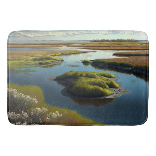 Coastal Tranquility Badmat (Voorkant)