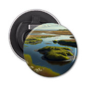 Coastal Tranquility Button Flesopener (Voorkant)