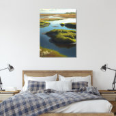 Coastal Tranquility Canvas Afdruk (Insitu (Slaapkamer))