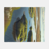 Coastal Tranquility Fleece Deken (Voorkant (Horizontaal))
