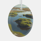 Coastal Tranquility Glas Ornament (Voorkant Rechts)
