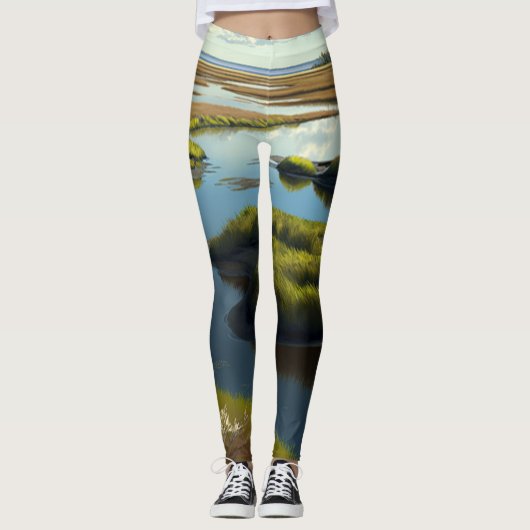 Coastal Tranquility Leggings (Voorkant)