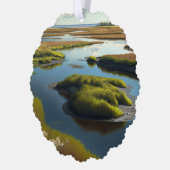 Coastal Tranquility Ornament Kaart (Links)