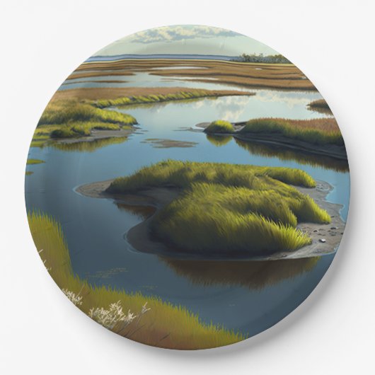 Coastal Tranquility Papieren Bordje (Voorkant)