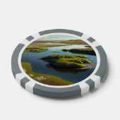Coastal Tranquility Poker Chips (Enkel)