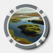 Coastal Tranquility Poker Chips (Achterkant)