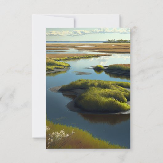 Coastal Tranquility Save The Date (Voorkant)