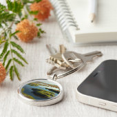 Coastal Tranquility Sleutelhanger (Zijkant)