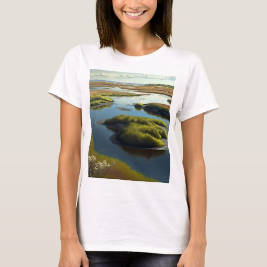 Coastal Tranquility T-shirt (Voorkant)